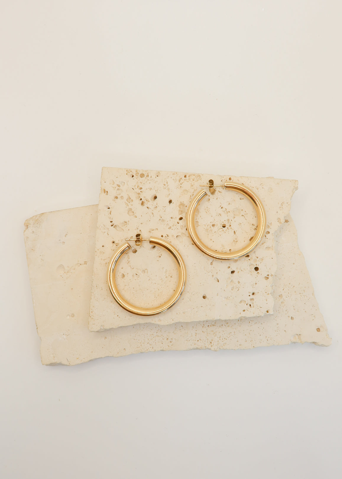 9ct Yellow Gold Jumbo Hoops