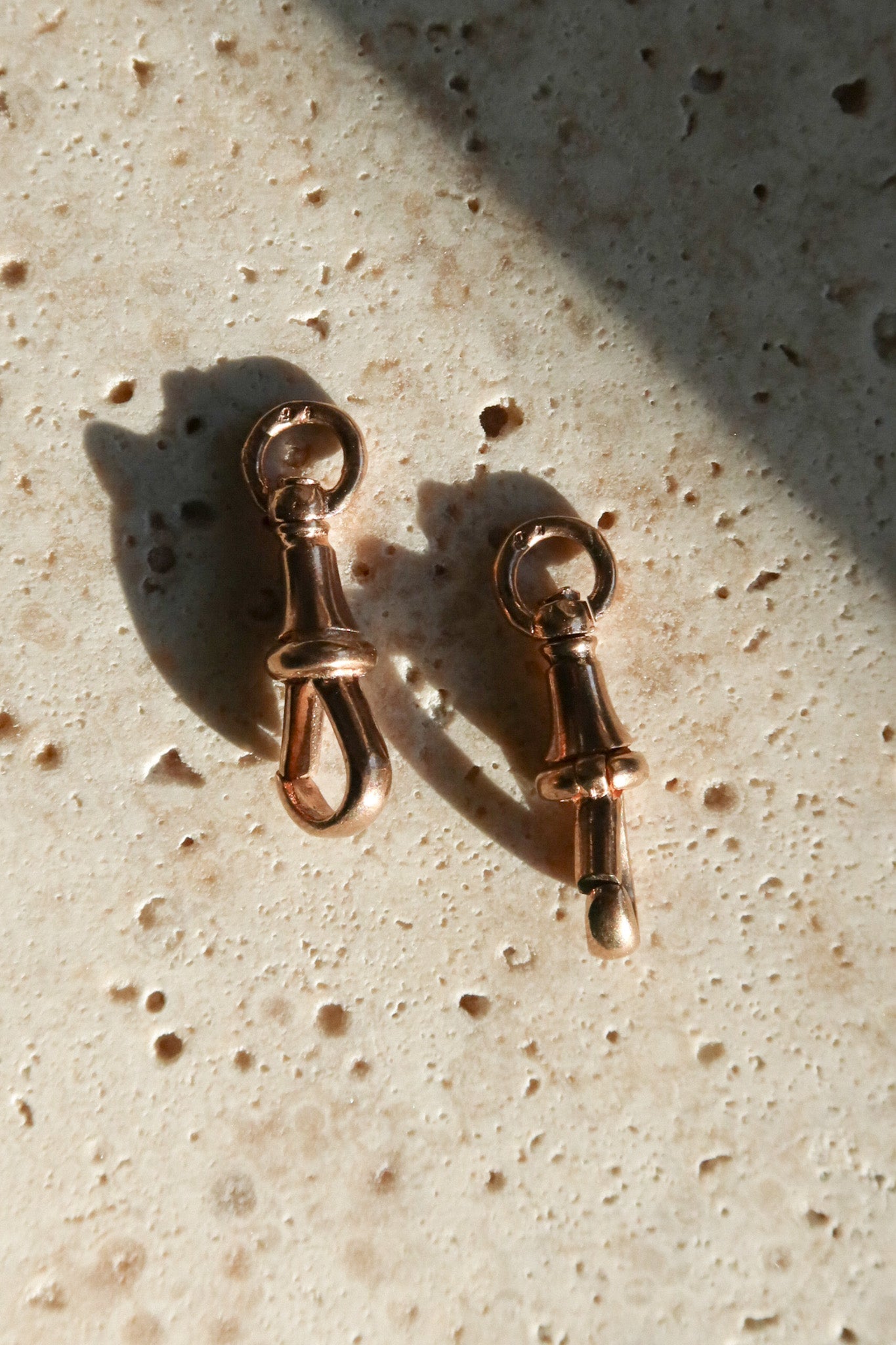 9ct Old Rose Gold Dog Clasp (no jump ring)