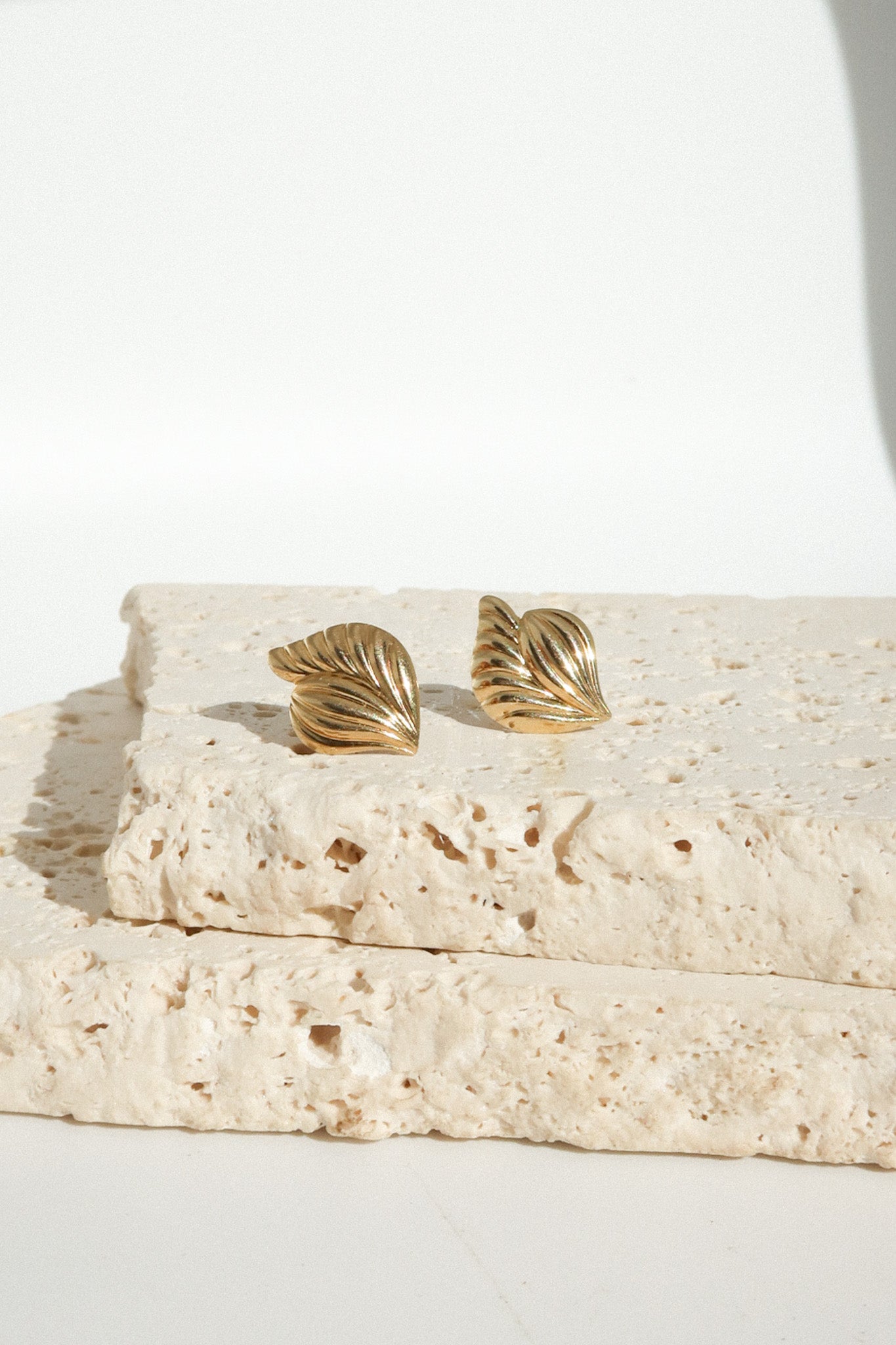 9ct Yellow Gold Fancy Stud Earrings