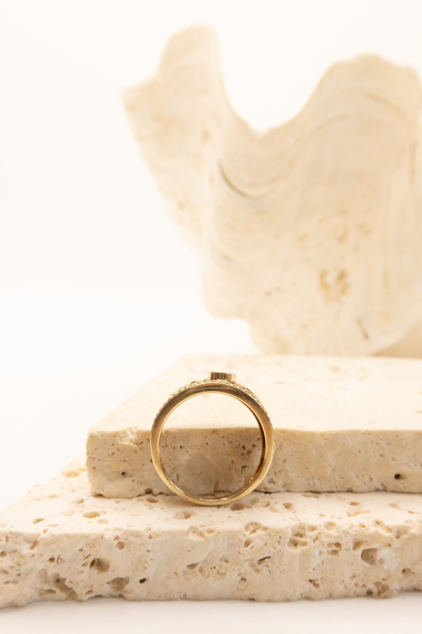 9ct Yellow Gold Etruscan Revival Ring