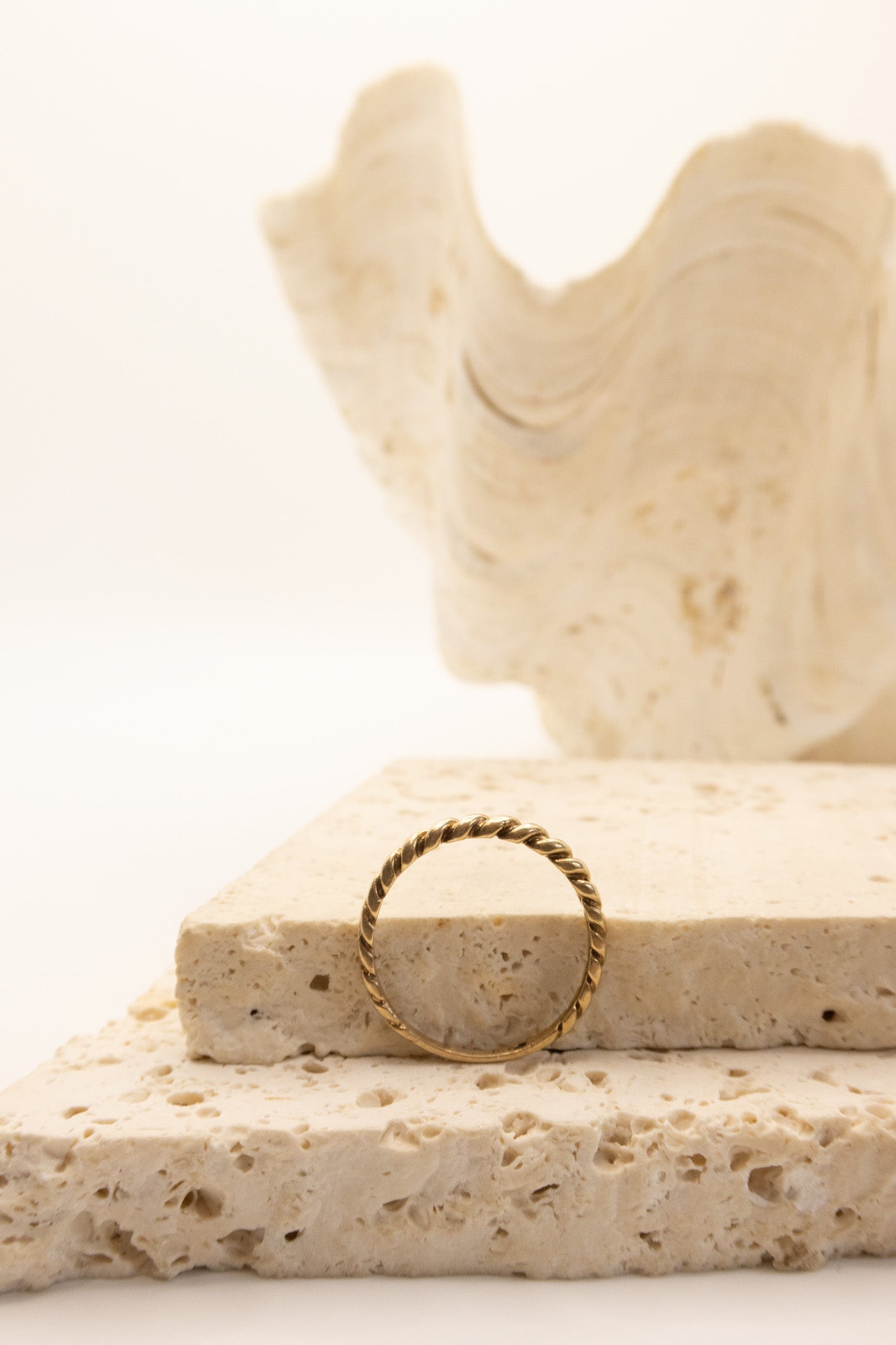 9ct Yellow Gold Twisted Ring