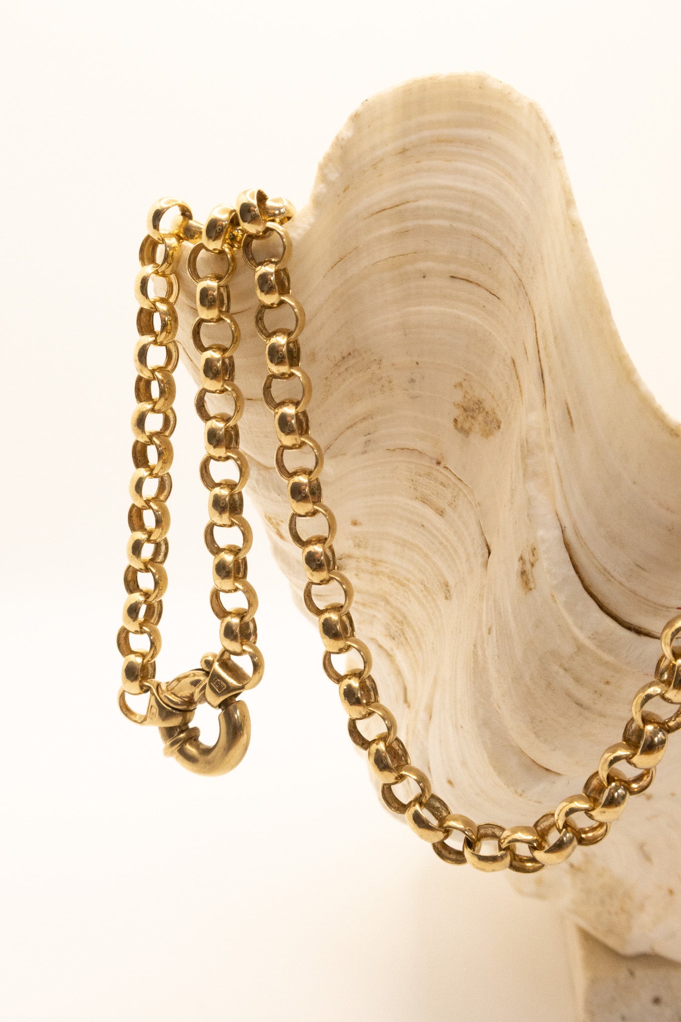 9ct Yellow Gold Heavy Rolo Chain