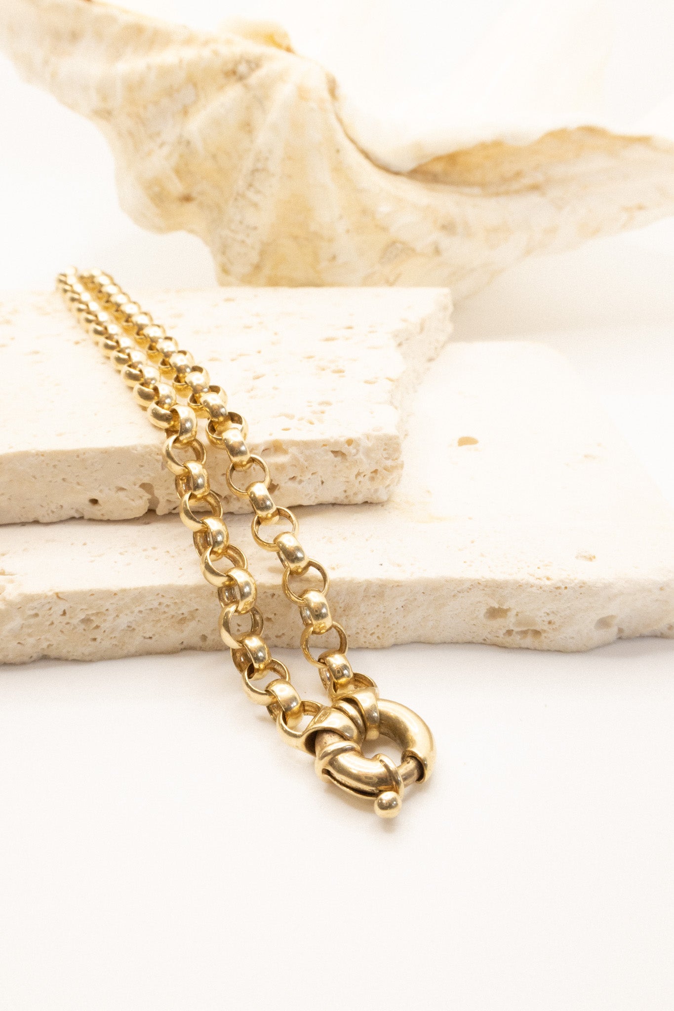 9ct Yellow Gold Heavy Rolo Chain