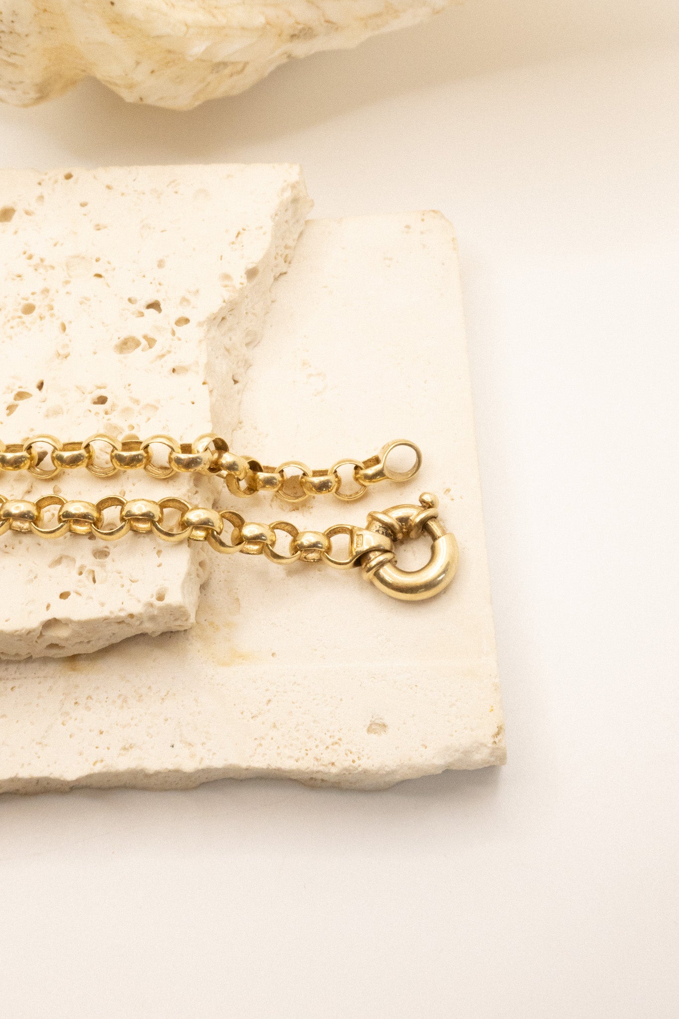 9ct Yellow Gold Heavy Rolo Chain