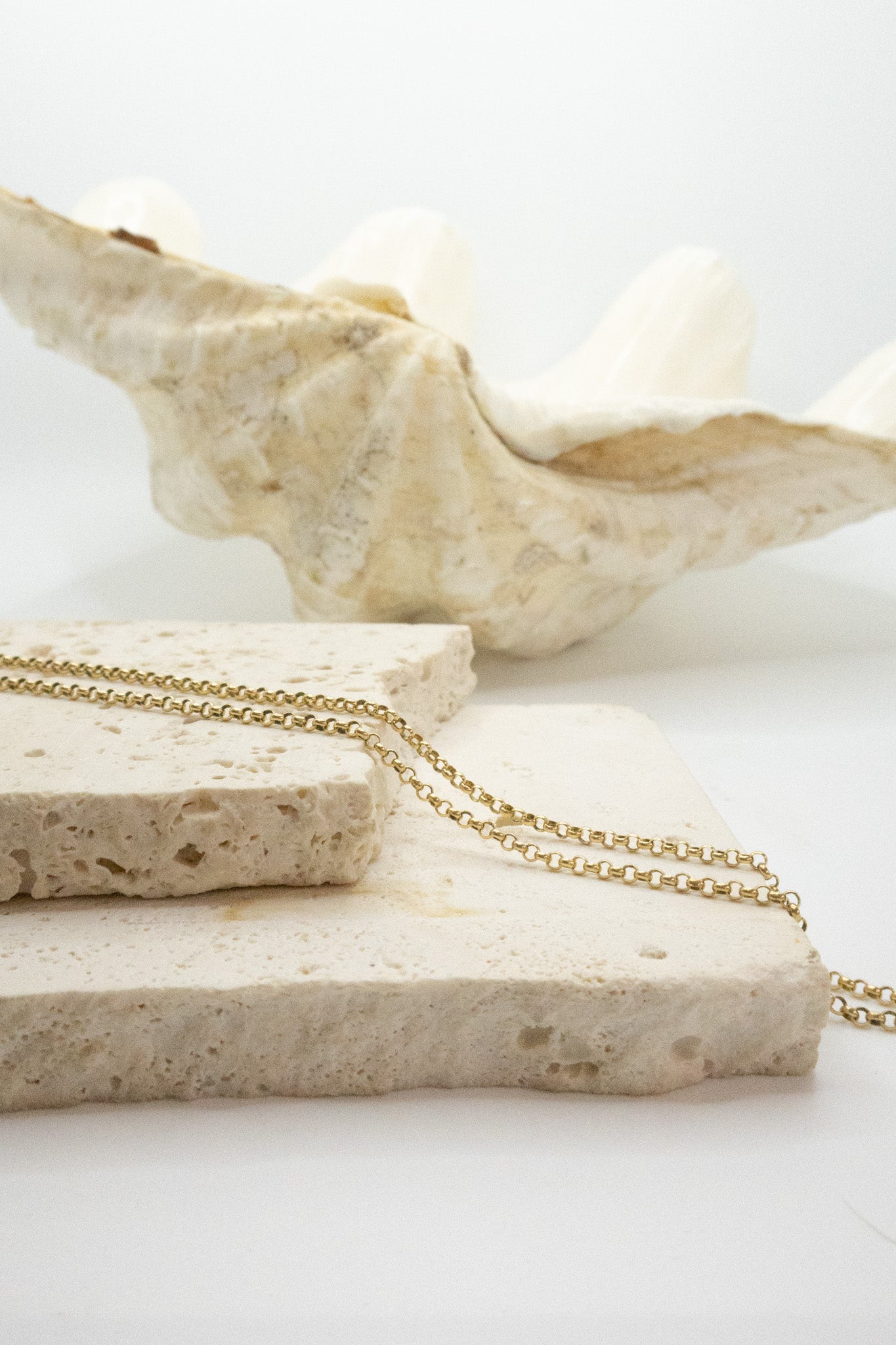 14ct Yellow Gold Fine Rolo Chain Necklace