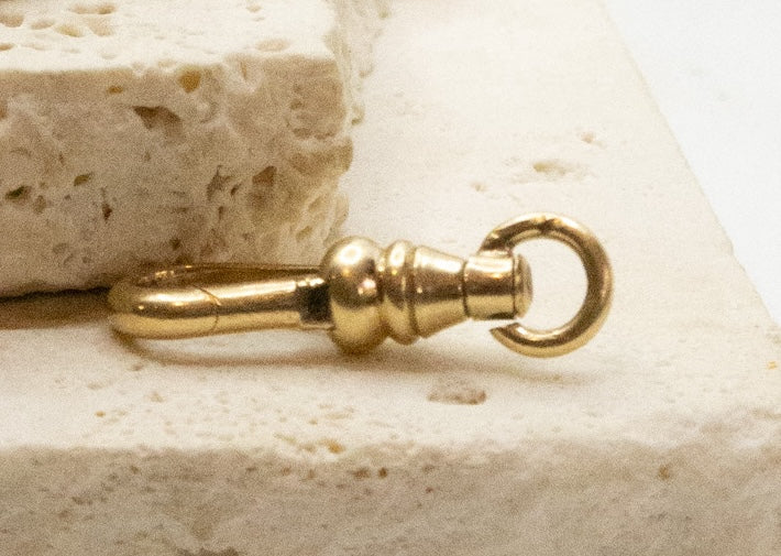 9ct Yellow Gold Swivel Dog Clasp (no jump ring)