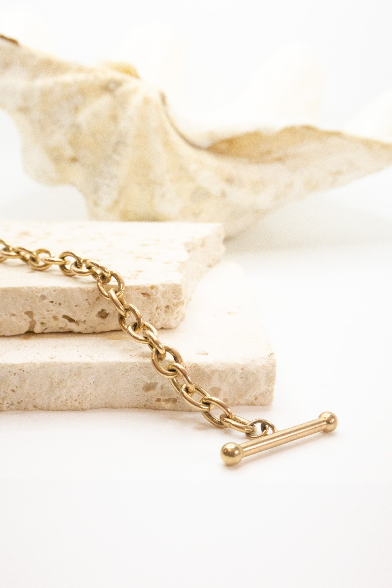 9ct Yellow Gold Cable Link Bracelet