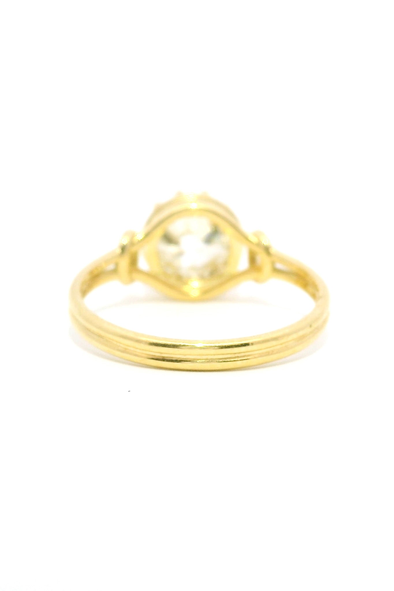 18ct Yellow Gold 1.21ct Old European Cut Diamond Ring